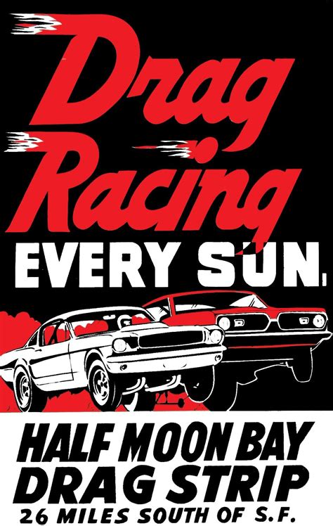 Image result for vintage drag racing posters | Racing posters, Drag racing, Vintage hot rod