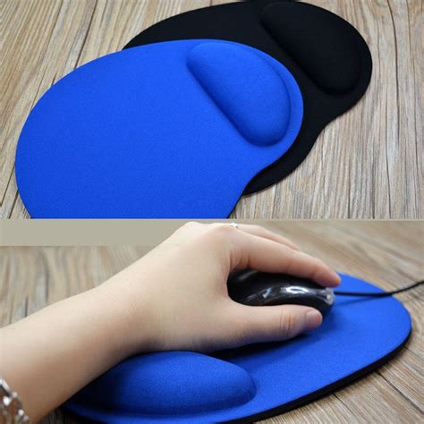 Best Chance for Rubber bottom Computer Mouse Pad with Wrist Rest Optical Computer Mice Pad with ...