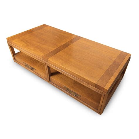 Antique Oak Coffee Table - AptDeco