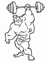 Weightlifting Coloring Pages  Best For Kids sketch template