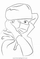 Nurse 3 Coloring Page For Kids  Free Nurses Printable Pages sketch template