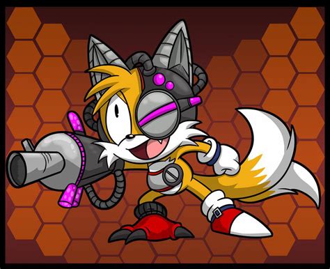 Tails the Happy Cyborg Fox! (Artist: The-Driz) : r/milesprower