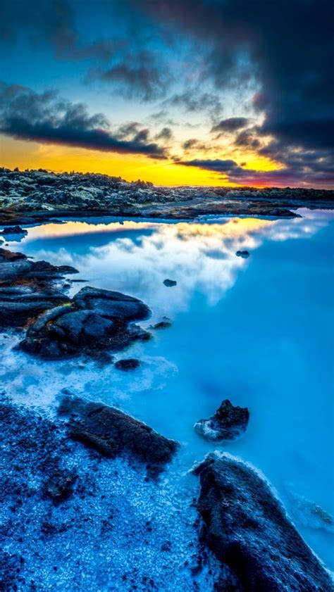 Blue lagoon, midnight sunset source Flickr.com | Resim, Istanbul