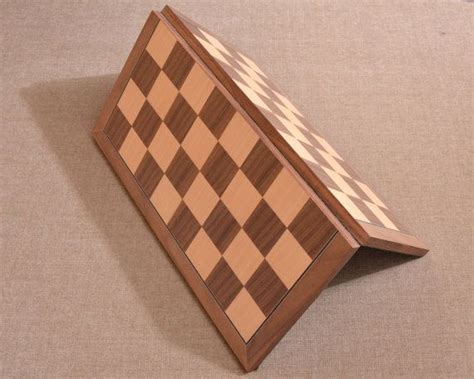 Standard Walnut Maple Wooden Folding Chess Board Matte Finish | Etsy | Chess board, Wooden chess ...