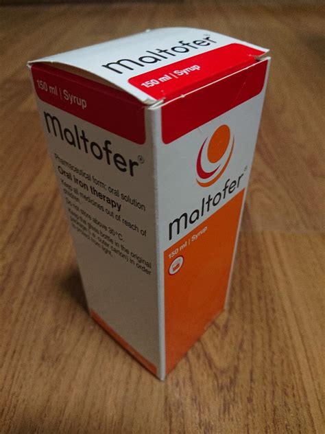 Maltofer 150ml syrup (iron supplement), Health & Nutrition, Health Supplements, Health Food ...