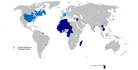 All the places France once controlled. - Maps on the Web