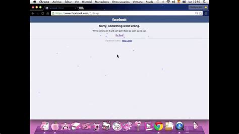 Sorry something went wrong facebook 2015 - YouTube