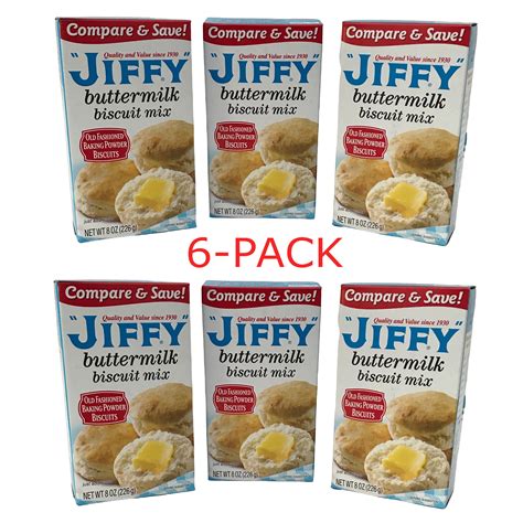 Jiffy Buttermilk Biscuit Mix (6 Pack) - Walmart.com - Walmart.com