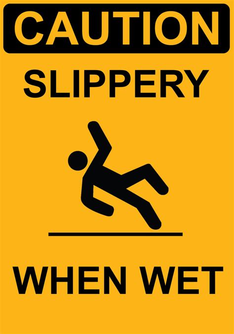 Slippery When Wet – Sign Wise