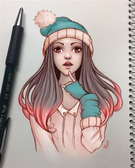 Winter girl by ohayorinka on DeviantArt