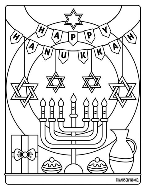 25+ Inspired Image of Hanukkah Coloring Pages - albanysinsanity.com | Hannukah crafts, Hanukkah ...