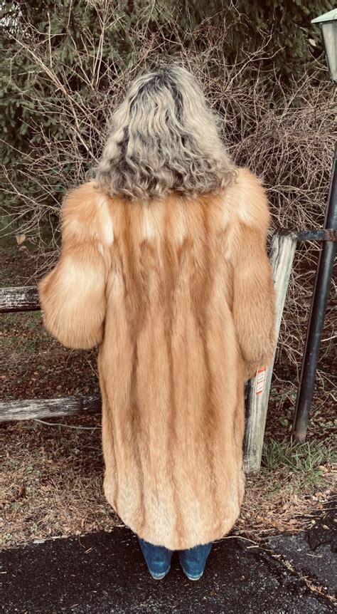 Red Fox Fur Coat - Sickafus Sheepskins Coats, Vests and Accessories