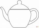 Teapot coloring Page  Free Printable Coloring Pages sketch template