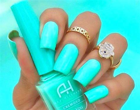 Pinterest Neon Nails | Neon Teal Nails Pictures, Photos, and Images for ...