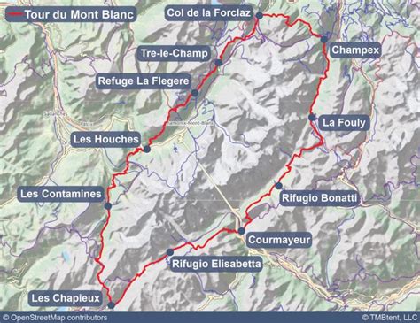 Tour du Mont Blanc | Maps & Routes