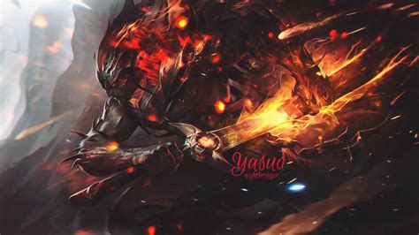 Nightbringer Yasuo Wallpaper by Departedd on DeviantArt