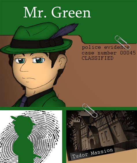 Clue Card - Mr. Green by SonicandShadowfan15 on DeviantArt