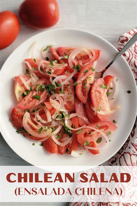 Chilean Salad (Ensalada chilena) - | Bakersbeans (Wanda Baker)