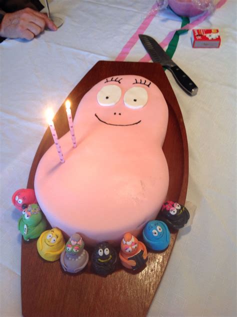 Barbapapa cake for my 2 year old daughter's birthday party Daughter Birthday, 2nd Birthday ...
