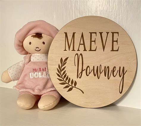 Wood Baby Name Announcement Sign - Etsy | Baby name announcement, Baby names, Engraved sign