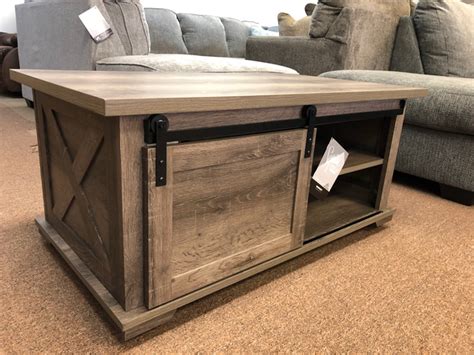 Barn Door Coffee Table