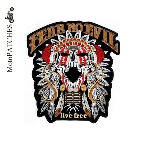 Motorcycle Racing Patches Biker Skull Patches Custom Motorcycle Patch Embroidered Iron On ...