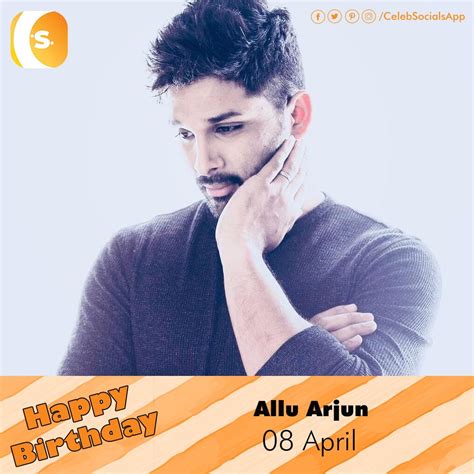 #CelebSocials wishes a Very #HappyBirthday to Allu Arjun | Social tool ...