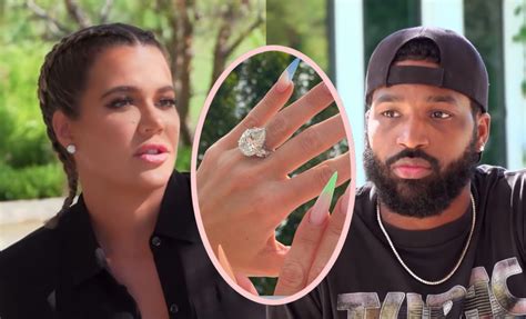 Khloé Kardashian Ditches MASSIVE Diamond Engagement Ring Amid Latest Tristan Thompson Scandal ...