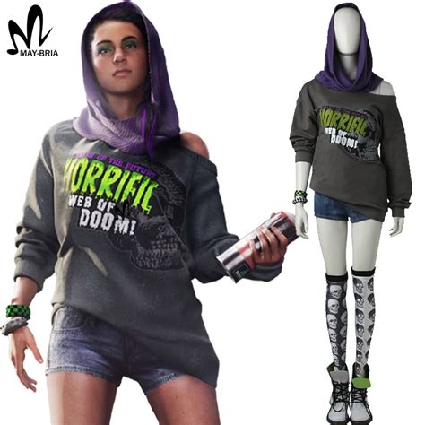 Watch Dogs 2 Sitara Cosplay Costume Halloween costumes adult women Dedsec Sitara costume suit ...