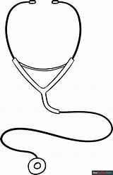 How To Draw A Stethoscope  Really Easy Drawing Tutorial sketch template