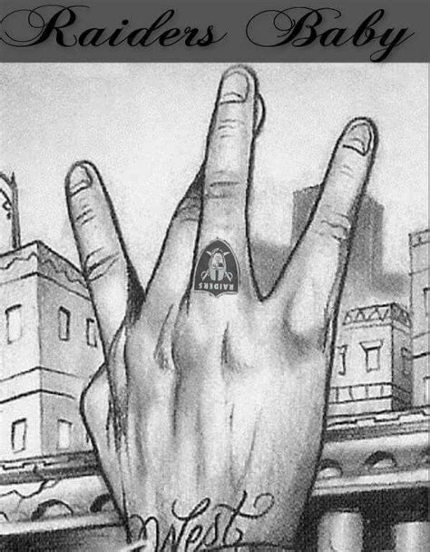 Pin by Stingray 3013 on RAIDER ART | Gangster drawings, Westside tattoo, West coast tattoo