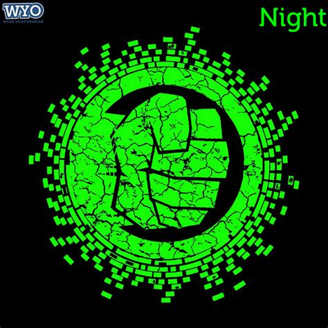 Shop Hulk Glow In Dark T-Shirt - WYO.in