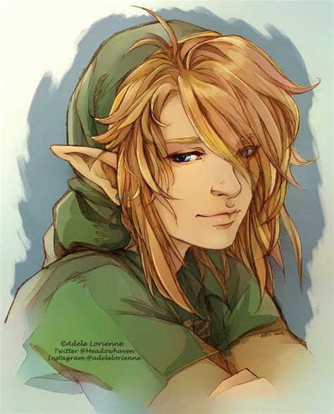 A Link to the Past Art Portrait LOZ Legend of Zelda Oracle of Ages ...