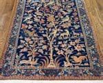 Vintage Rugs - Tree Of Life Persian Bijar Blue Vintage Rugs Sale