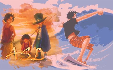 Online crop | HD wallpaper: Manga, Monkey D. Luffy, One Piece, Portgas D. Ace, Sabo | Wallpaper ...