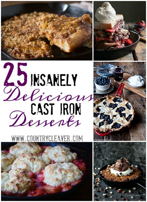 25 Insanely Delicious Cast Iron Desserts - Country Cleaver