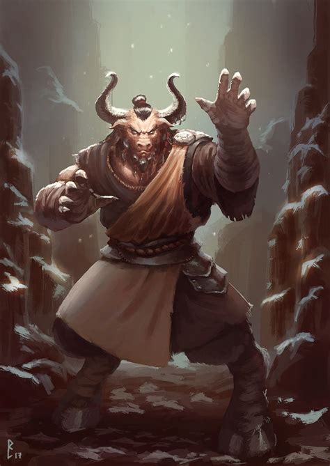 Minotaur monk by ArtDeepMind on Newgrounds in 2021 | Dungeons and dragons characters, Dnd ...