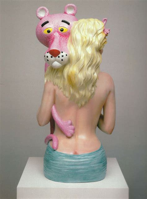 Pink Panther. Jeff Koons. 1988 C.E. Glazed porcelain. | La belle et la bete