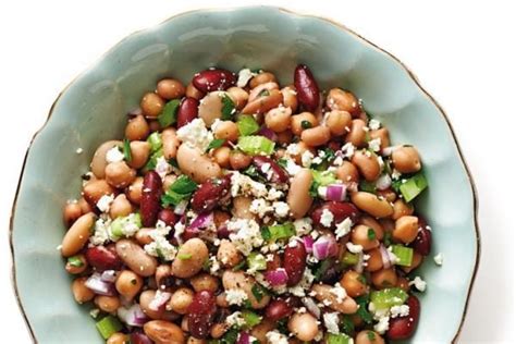 Mixed Bean and Feta Salad | Canadian Living | Feta salad recipe ...