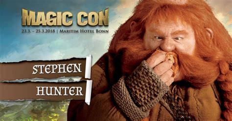 Stephen Hunter at MAGICCON. Come and meet Bombur!