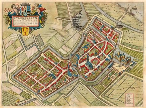 An old map of Culemborg the Netherlands : r/MapPorn