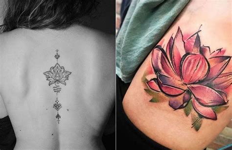 Buddhist Symbols Lotus Flower Tattoo