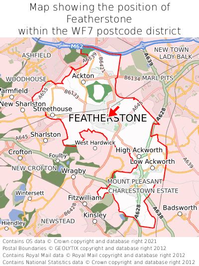 Where is Featherstone? Featherstone on a map