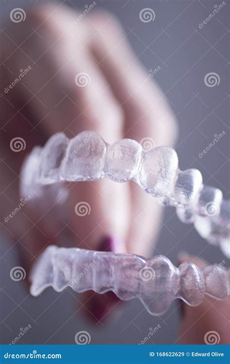 Clear Dental Teeth Retainers Stock Image - Image of braces, healthy ...