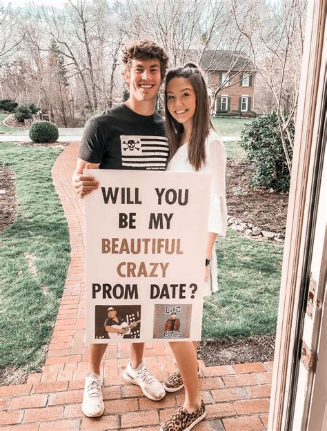 luke combs + promposal | Cute homecoming proposals, Cute prom proposals, Dance proposal