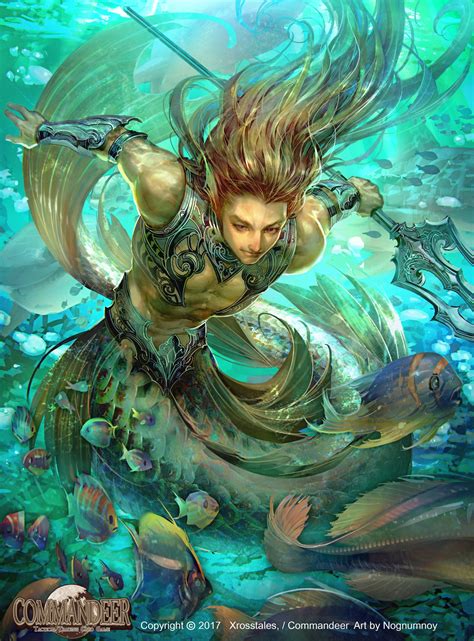 ArtStation - mermaid man, - Nognumnoy | Fantasy mermaids, Mermaid art, Mermaid artwork