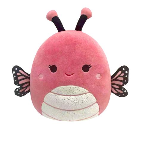 Squishmallows Original 14-Inch Andreina Pink Monarch Butterfly with ...