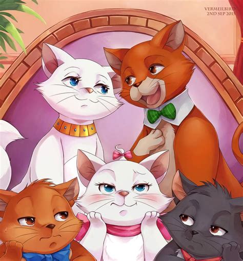 The Aristocats by https://www.deviantart.com/vermeilbird on @DeviantArt | Disney fan art, Disney ...