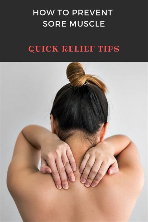 How to Prevent Sore Muscle: Quick Relief Tips | Prevent sore muscles, Sore muscles, Soreness