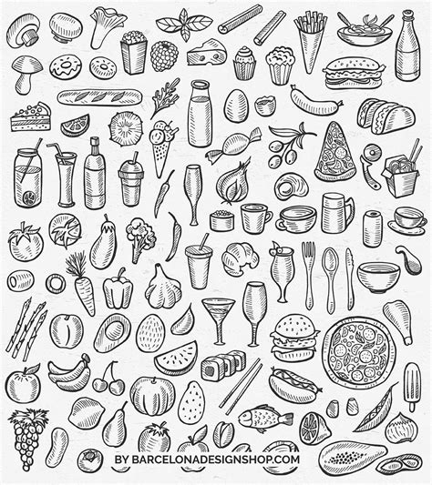 100 Free Vector Food Illustrations